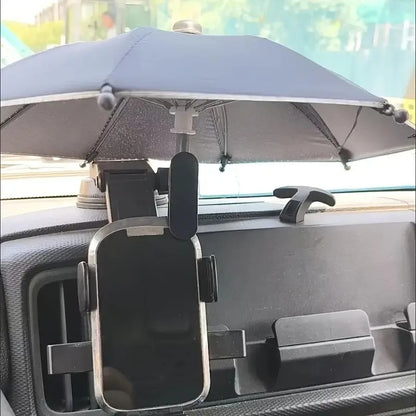 Mini Phone Sunshade Umbrella – Clip-On Sun Shade for Beach &amp; Photography