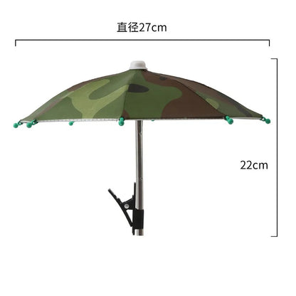 Mini Phone Sunshade Umbrella – Clip-On Sun Shade for Beach &amp; Photography